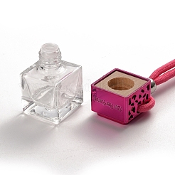 Флакон духов освежителя воздуха автомобиля&nbsp;HJEW-WH0006-20B