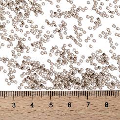 MIYUKIラウンドロカイユビーズ  日本製シードビーズ  15/0  （rr2195)トープライニングクリスタルab  15/0  1.5mm  穴：0.7mm  約250000個/ポンド&nbsp;SEED-G009-RR2195