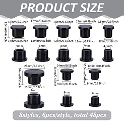 48 шт. 8-х видов силиконовых заглушек FIND-FG0004-54B