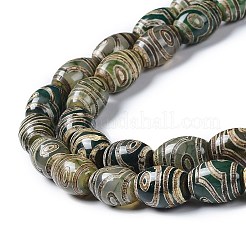 Stile tibetano perline dzi fili&nbsp;TDZI-E005-01A