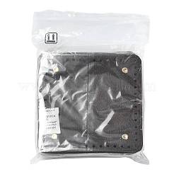 2 Stück quadratischer Taschenboden aus PU-Kunstleder&nbsp;DIY-FS0010-61B