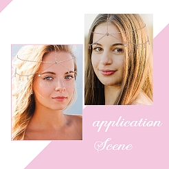 1 шт. сплава горный хрусталь свадебные ободки для невесты&nbsp;OHAR-HY0001-04G