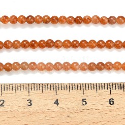 Натуральный красный авантюрин бисер нитей G-Z116-A24-3mm