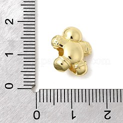 Рождественские латунные эмалевые бусины KK-L258-02G-04