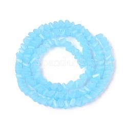 Fili di perline giada di vetro imitato&nbsp;GLAA-N020-3mm-06