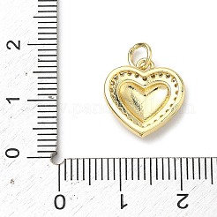 Латунные микропаве прозрачные подвески с фианитом&nbsp;KK-H255-08G-01