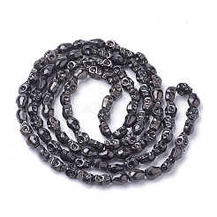 Стеклянные бусины с гальваническим покрытием &nbsp;EGLA-T005-01A