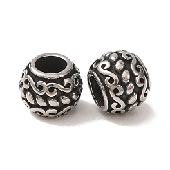Perles européennes en acier inoxydable 304&nbsp;SA-CBA9DCB-25AS