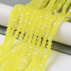 Chapelets de perles en verre transparente  &nbsp;EGLA-A044-T6mm-MB29