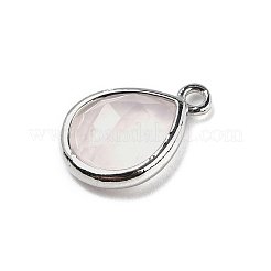 Ограненные подвески из натурального розового кварца&nbsp;G-U019-05P-09