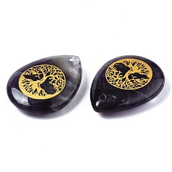 Подвески из натурального аметиста  G-T122-71E