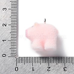 Кулоны из флокированной смолы RESI-A040-04