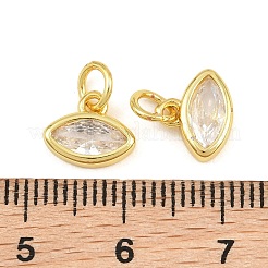 Charms in ottone zirconi a pavé di ottone&nbsp;CU-CBA3D67-11G