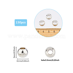 150 шт. ccb пластиковые европейские бусины CCB-DC0001-20