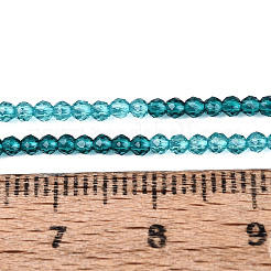 Abalorios de vidrio transparente hebras&nbsp;GLAA-N074-01A-11