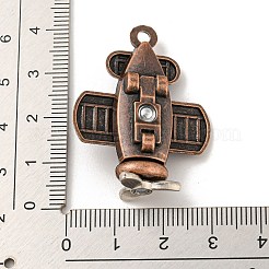 Tibetischer stil Aluminium Anhänger & Charms&nbsp;PALLOY-A007-07R