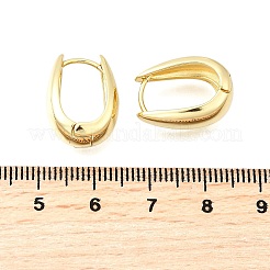 U-образные латунные серьги-кольца EJEW-Z121-04G