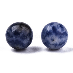 Натуральные синие пятна яшмы G-R483-08-8mm