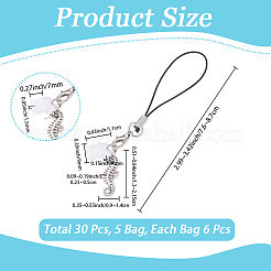 5 сумка ремни для мобильного телефона из сплава с морской тематикой&nbsp;HJEW-CP0001-30