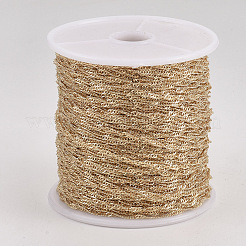 Сингапурские паяные латунные покрытые железом цепи CH-S125-06A-LG