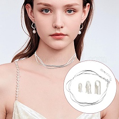 3 стиль 925 наконечник шнура из стерлингового серебра&nbsp;STER-PH0002-45