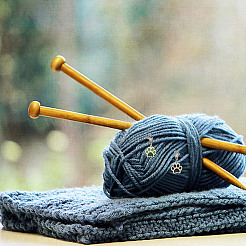 20 шт. 5-х цветные эмалевые подвесные маркеры для стежков из нержавеющей стали 304 HJEW-GO00006