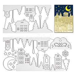 Углеродистая сталь разрезает трафареты DIY-WH0170-353