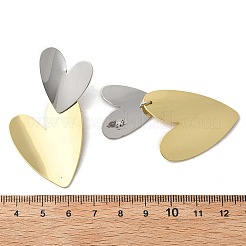 Латунные болтающиеся серьги&nbsp;EJEW-S262-09GP