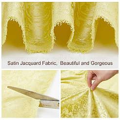 Полиэфирная ткань с цветочным узором DIY-WH0021-39A