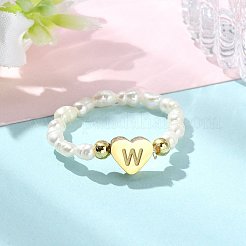Bagues en perles d'eau douce naturelles et perles en acier inoxydable 304&nbsp;RJEW-FS00001-23