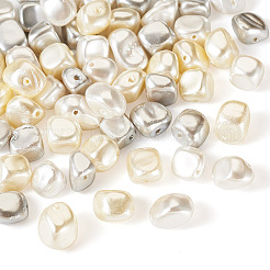 60 шт. двухцветные гальванизированные бусины из ракушек-жемчужин&nbsp;BSHE-TA0001-13