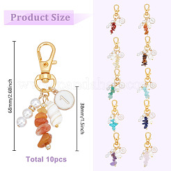 10 шт. 10 стиля&nbsp;HJEW-GO00102