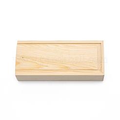 8шт деревянная коробка для хранения натуральных смешанных драгоценных камней бусины G-WH0010-04