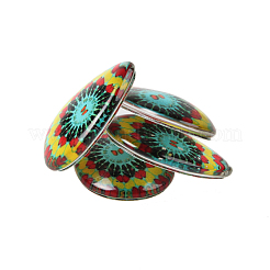 Мозаика напечатаны стеклянные кабошоны&nbsp;X-GGLA-N002-18x25-G