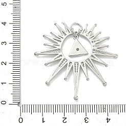 Pendentifs en laiton zircon cubique transparent&nbsp;KK-D229-04P