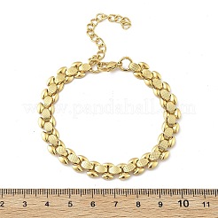 Браслеты из нержавеющей стали 304 с овальными звеньями для женщин&nbsp;BJEW-F488-19G