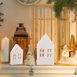 4 шт. 2 стиля рождественских деревянных украшений для дома DJEW-BC0001-28A