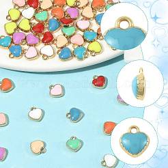 66шт 11 цвета сплава эмаль подвески&nbsp;ENAM-FS0004-26