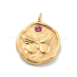 Подвески из нержавеющей стали 304 со стразами STAS-M092-04G