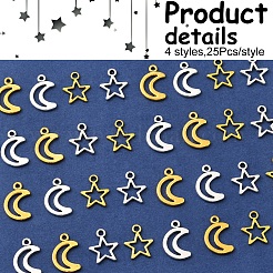 50 pz charms in lega stile tibetano&nbsp;TIBEP-FS0001-30