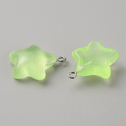 Pendentifs en résine lumineux&nbsp;RESI-WH0026-99