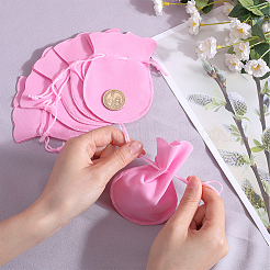 20 шт. бархатные сумки-шнурки из тыквы&nbsp;TP-BBC0001-07B-02