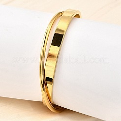 Brazaletes de acero inoxidable 304&nbsp;BJEW-V004-01G