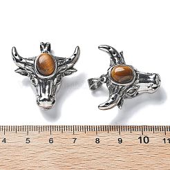 Натуральный тигровый глазный кулон&nbsp;G-H083-03AS-02