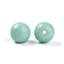 Perle di vetro di colore solido opaco&nbsp;LS-GLAA-N007-10mm-A10