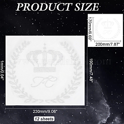 Корона и оливковый лист DIY-WH0419-58