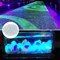 1 набор смоляных светящихся в темноте камешков&nbsp;DJEW-CN0001-40C