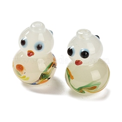 Бусы лэмпворк ручной работы LAMP-A005-04F