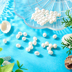 50 perles de culture d'eau douce naturelles&nbsp;PEAR-TA0001-45