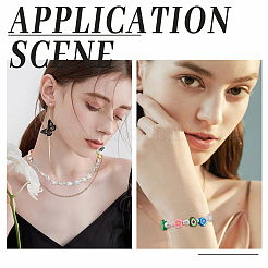 Набор для изготовления ожерелья с браслетом карамельного цвета своими руками DIY-PH0009-40